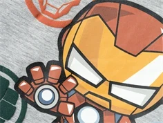 Name It grey melange Marvel bluse